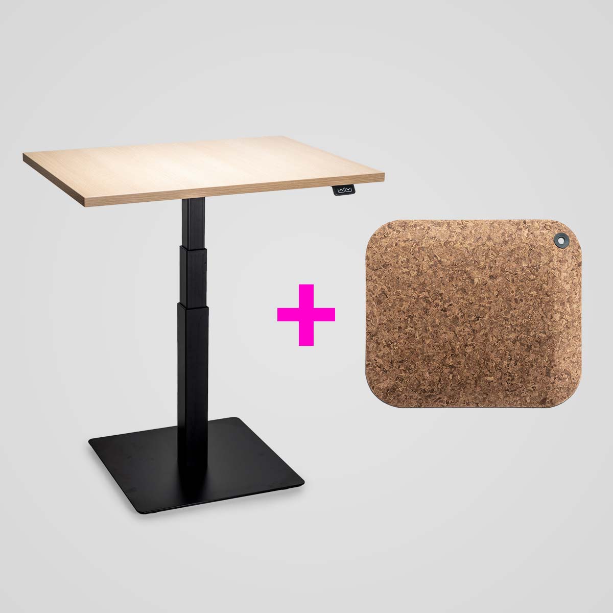 Stoo® Desk Single & StandUp Easy Cork | Suomen Satulatuolikeskus
